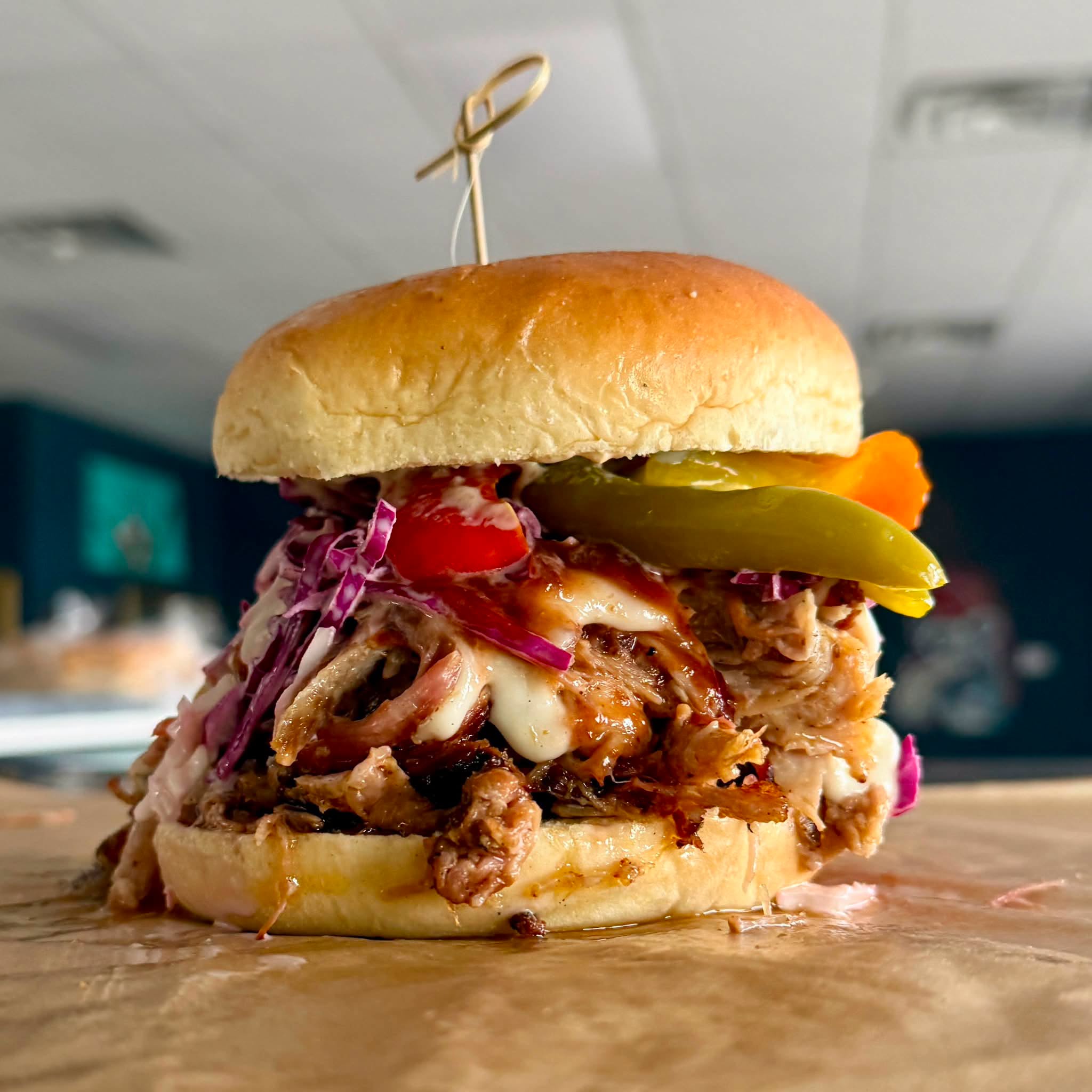 The Meat Shed BBQ sandwich