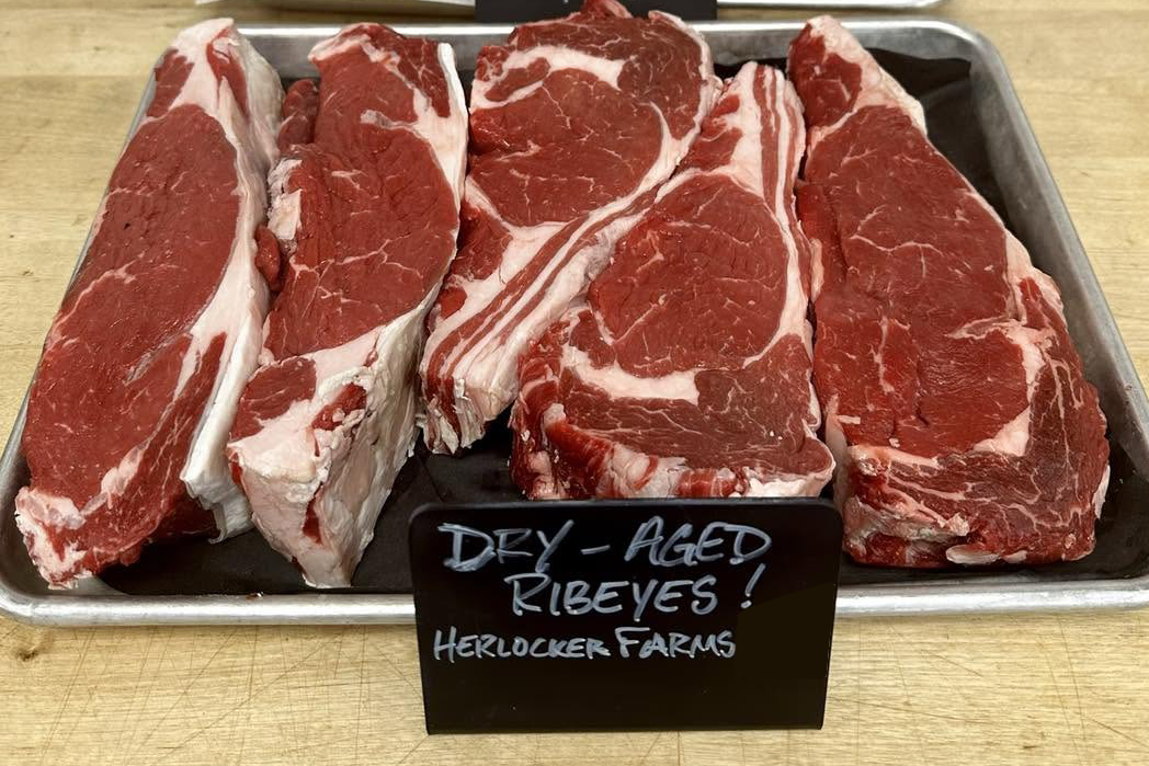The Meat Shed dry-aged ribeyes